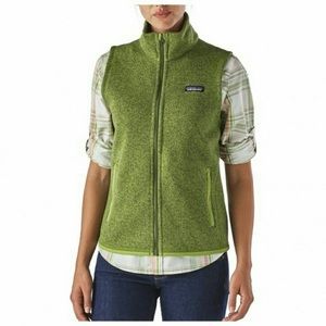 Patagonia Better Sweater Fleece Full Zip Vest Women’s Size XL Green